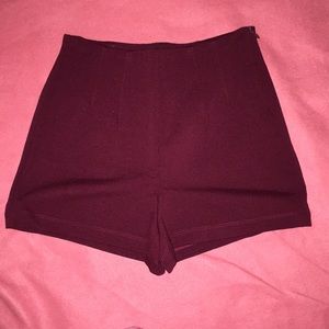 High waist shorts